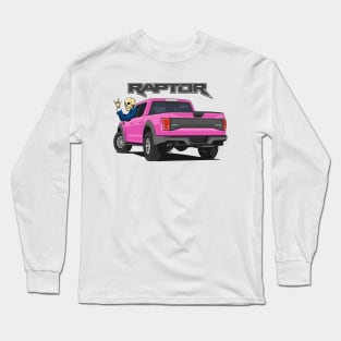 Truck ranger raptor f150 4x4 hand skull metal pink Long Sleeve T-Shirt